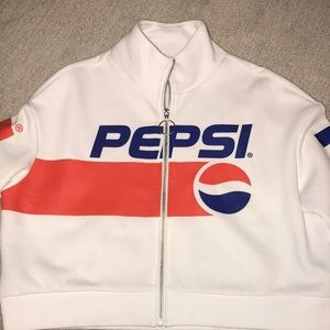 Vintage Pepsi cropped sweatshirt